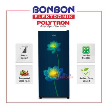 Polytron Kulkas 1 Pintu 180L PRB-187LB / PRB 187 LB 180 Liter