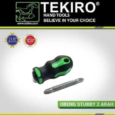 tekiro obeng cebol 2 in 1 obeng stubby