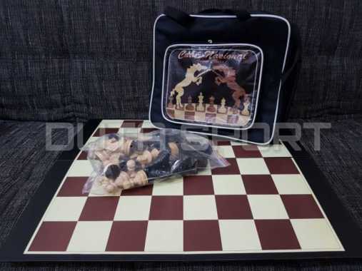 Catur Kayu Papan Lipat Ukuran Standar Internasional Multicolor