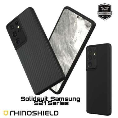 Rhinoshield Solidsuit Case Samsung S21 Ultra S21 Plus Case Samsung S21 S21 PLUS CARBON BLACK