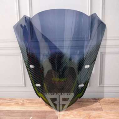 VISOR AEROX 155 2017 2018 2019 2020 2021 VISOR AEROX NEW CONNECTED CARBON SMOKE Warna