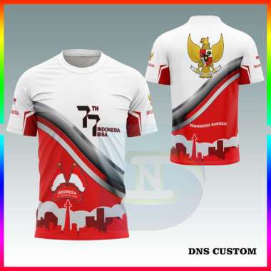 Kaos Baju Pria 17 Agustus 2022 Fullprint Custom Terbaru Bisa COD! TSDO merah XXL