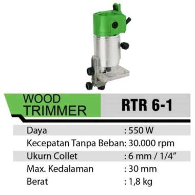 Tekiro Ryu RTR 6-1 Mesin Trimmer Router
