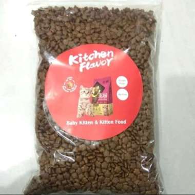 OEM KF Baby kitten 500g Repack makanan kucing Kitchen Flavour