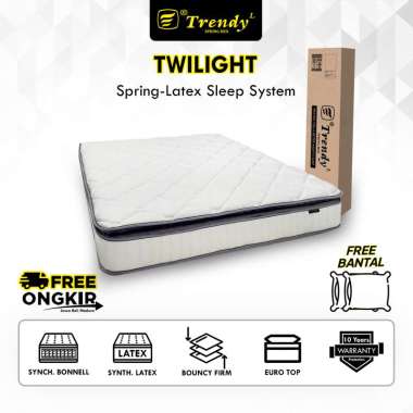 Trendy Twilight Spring Latex 30 cm - Kasur / Matras Dalam Box 160 x 200 x 27