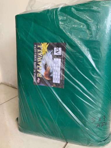 Terpal Plastik A20 Ukuran 5x6 (Terpal Truk, Tenda Warung, Alas Cor ) Hijau Emas
