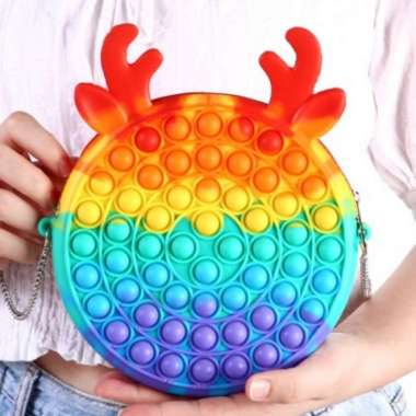 tas pop it anak tas selempang anak popit viral tiktok tas fidget toy