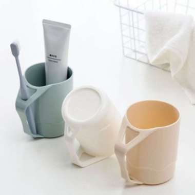 mug sikat gigi tempat sikat gigi gelas sikat gigi multifungsi cangkir