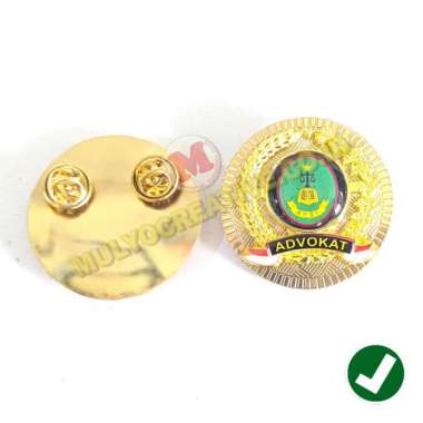 Pin Logo APSI Advokat Pin Logo Bros Logo Advokat Bulat Murah Mulyocreative Jarum / Paku