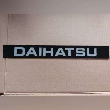 Stiker Emblem Lampu Plat Nomor DAIHATSU Taft GT Feroza
