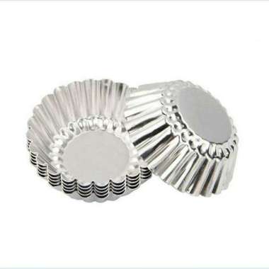 Loyang PIE EGG TART ALUMINIUM / Cetakan Kue Pai Susu Tebal / Mold Stainless Steel