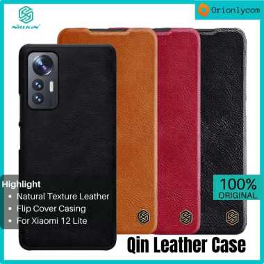 Case Xiaomi 12 Lite NILLKIN Qin Leather Flip Casing Red