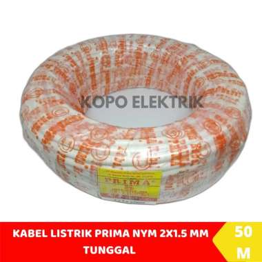 Kabel Listrik Prima NYM 2x1.5 50 Meter Tupringgal Roll