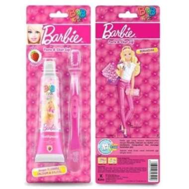 B&B Kids Toothpaste 50g Barbie Kids Strawberry / Pasta & sikat Gigi Anak Pasta & Sikat Gigi