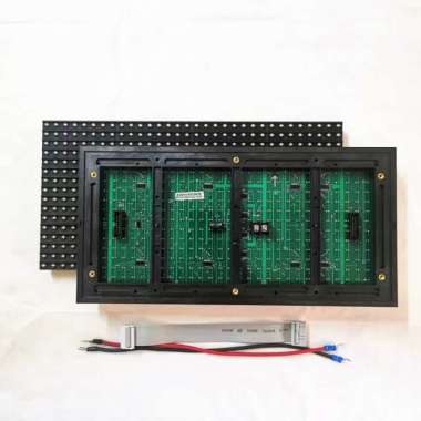 Led module running text p10 putih dip outdoor
