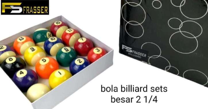 bola biliar bola biliard besar 2 1/4 sets