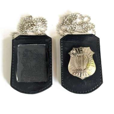 Dompet Kalung Lencana Satpam - Dompet Lencana Satpam Mulyocreative Silver