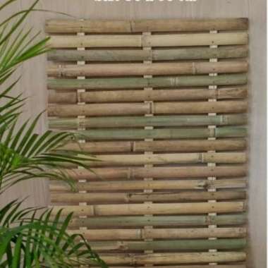 alas bambu knock down kandang kelinci 2 lantai 50x50 100x50
