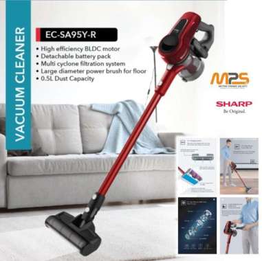Vacuum Cleaner SHARP EC-SA95Y - Cordless Cleaner (Tanpa Kabel)