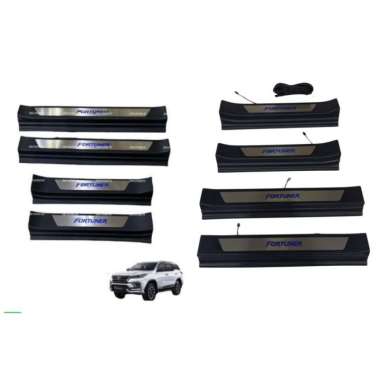 Sillplate Samping All New Fortuner LAMPU-NO LAMPU 2016 2022 UP Lampu