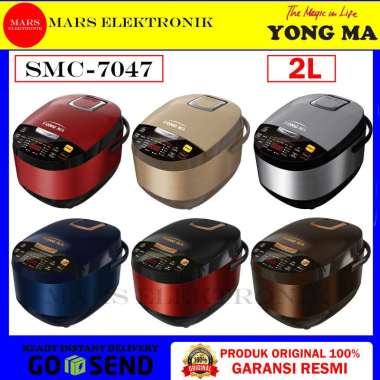 RICE COOKER YONG MA SMC-7047 NEW UPGRADE / 2 LITER / SMC 7047 / YONGMA / DIGITAL RICE COOKER 7047-NA