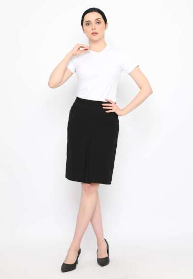 Lyne Halim Rok Span Pendek Kantong, 8043 10