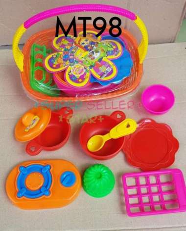 MAINAN ANAK PEREMPUAN KERANJANG PINIK MT98 / MAINAN MASAK MASAKAN ANAK