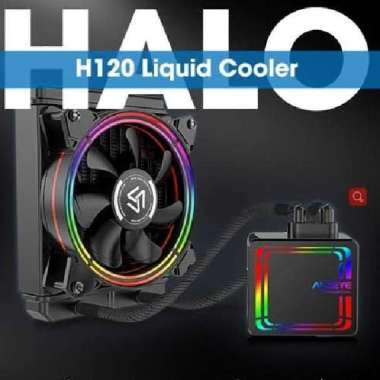 Alseye CPU Cooler Fan Halo H120 Liquid Cooler Fan 12Cm RGB
