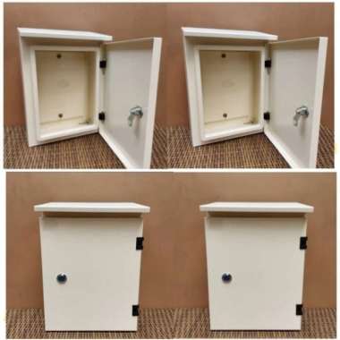 Box Panel Outdoor Engsel Hitam 35x25x15.25x35x15