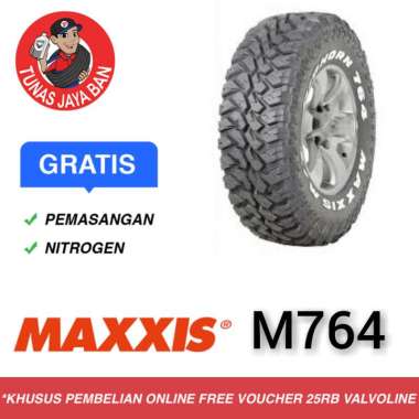 Ban Fortuner Pajero Maxxis Bighorn MT764 265 / 70 R17 8PR Free Pasang