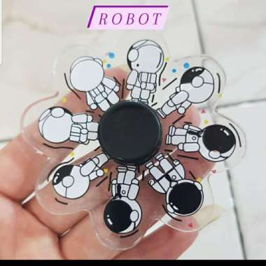Spiner Motif Kartun/Mainan Anak Hand Fidger Spiner 3D Karakter-Naruto Robot