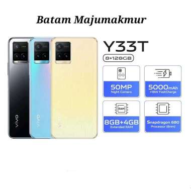 Vivo Y33T ram 8+128GB lokasi Batam
