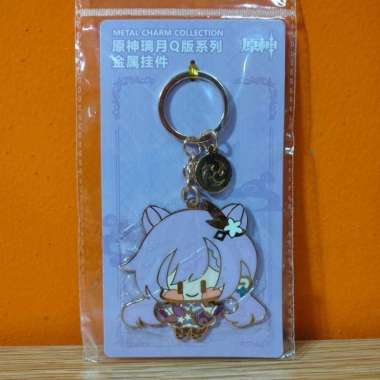 Keqing Metal Key Chain (7cm) - Genshin Impact