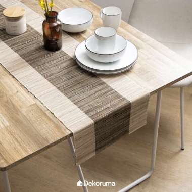 Dekoruma GUMA Taplak Meja Tenun Eceng Gondok - Table Runner 35x180 cm