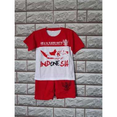 Ecer set stelan merah putih / baju agustusan /MERDEKA BAJU ANAK 17 AGUSTUS HUT RI INDONESIA S P E T A