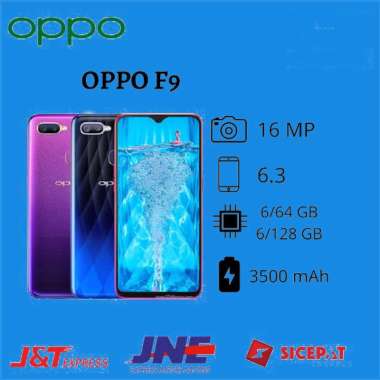 Hp Murah Oppo F9 RAM 6GB+128GB Layar 6.3 Inch NEW BERGARANSI ANDROID MURAH CUCI GUDANG HP NEW BARU R