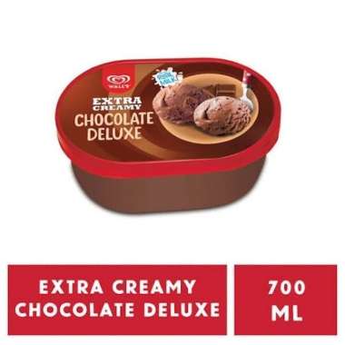 Promo Harga Walls Ice Cream Chocolate Deluxe 700 ml - Blibli