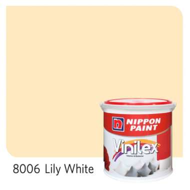 Nippon Paint Vinilex Tinting Cat Tembok [25kg]NP 8006 - Lily White