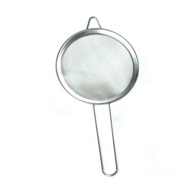 Saringan Minyak Teh Kopi Dan Kelapa [Diameter 18 cm] SILVER