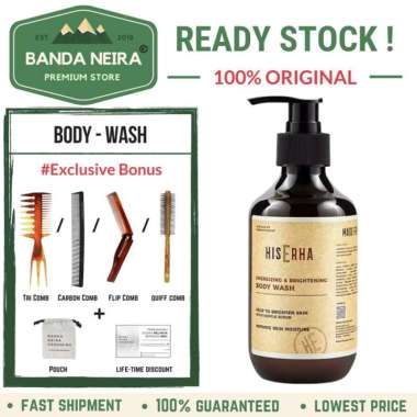 HisErha / His Erha Energizing & Brightening Body Wash / Sabun Badan 100ml NO BONUS