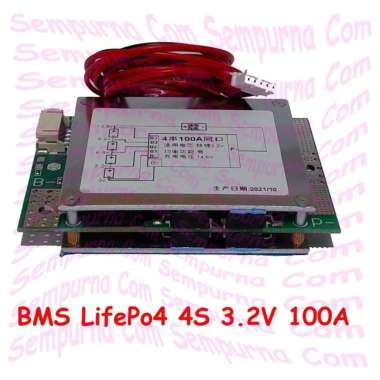 BMS LifePo4 4S 3.2V 10 20 60 100A Lithium Phosphate Protection board 4S100A