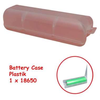 Box Kotak Case Plastik Baterai 18650 21700 x 1 x 2 18650x1