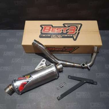 Knalpot Vespa Best 3 Vespa Iget i-get 3V Long Oval Inlet 38 Original