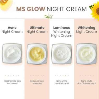 Ms Glow Night Cream Whitening