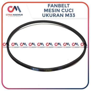 Vanbelt M33 Mesin Cuci LG Sharp Van Fan Belt Panbel Fanbelt Vbelt M 33