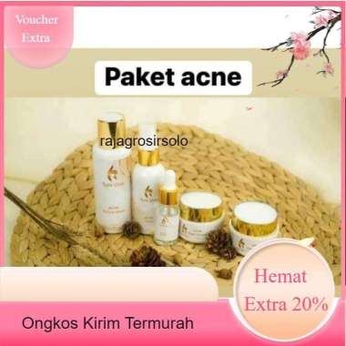 Paket ORI Ratu Glow Skincare Acne Series Serum Acne Glowing BPOM Ratu Glow Acne
