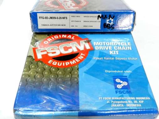 Gear Set FSCM JUPITER MX NEW FSCM 428-114 38T 14T ASTRA OTOPARTS