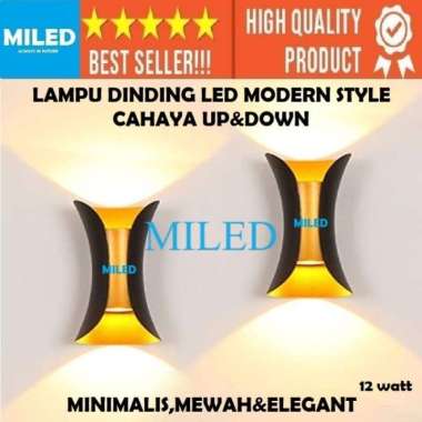 LAMPU DINDING LED MINIMALIS TERAS LAMPU PILAR RUMAH ANTI AIR OUTDOOR