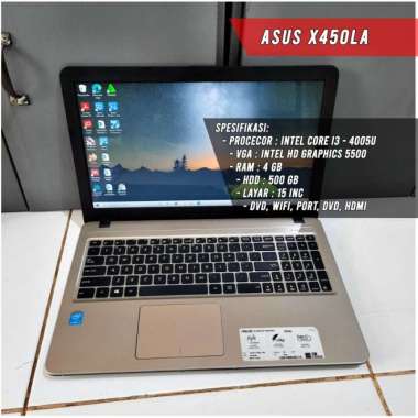 Laptop Asus X450LA Core i3 4005U Hd Graphics 5500 Ram 4/500Gb 15inch