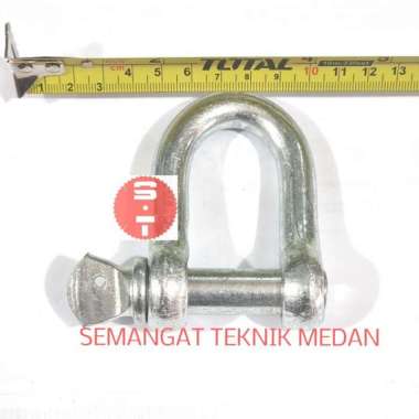 16mm SHACKLE SEKEL SEGEL D DEE GALVANIS M16 M 16 mm 5/8" 5/8 " INCH